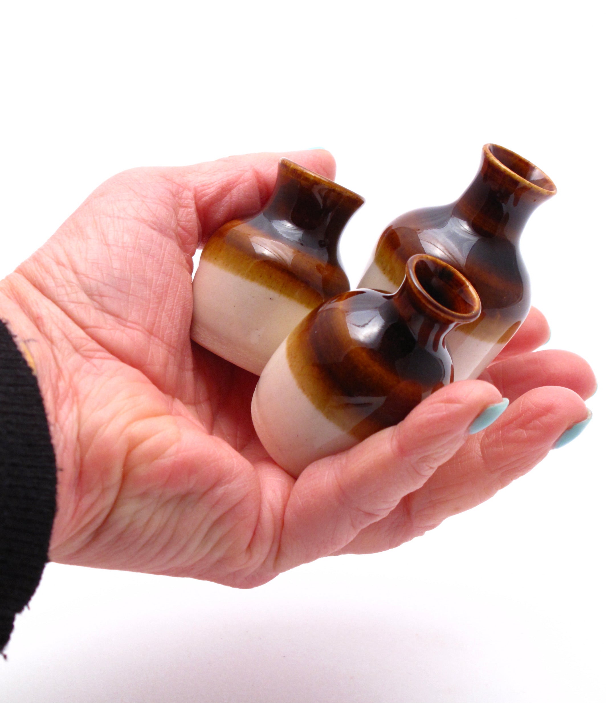 Bean Pot Brown Mini Vase Collection