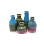 Blues and Greens Mini Vase Collection