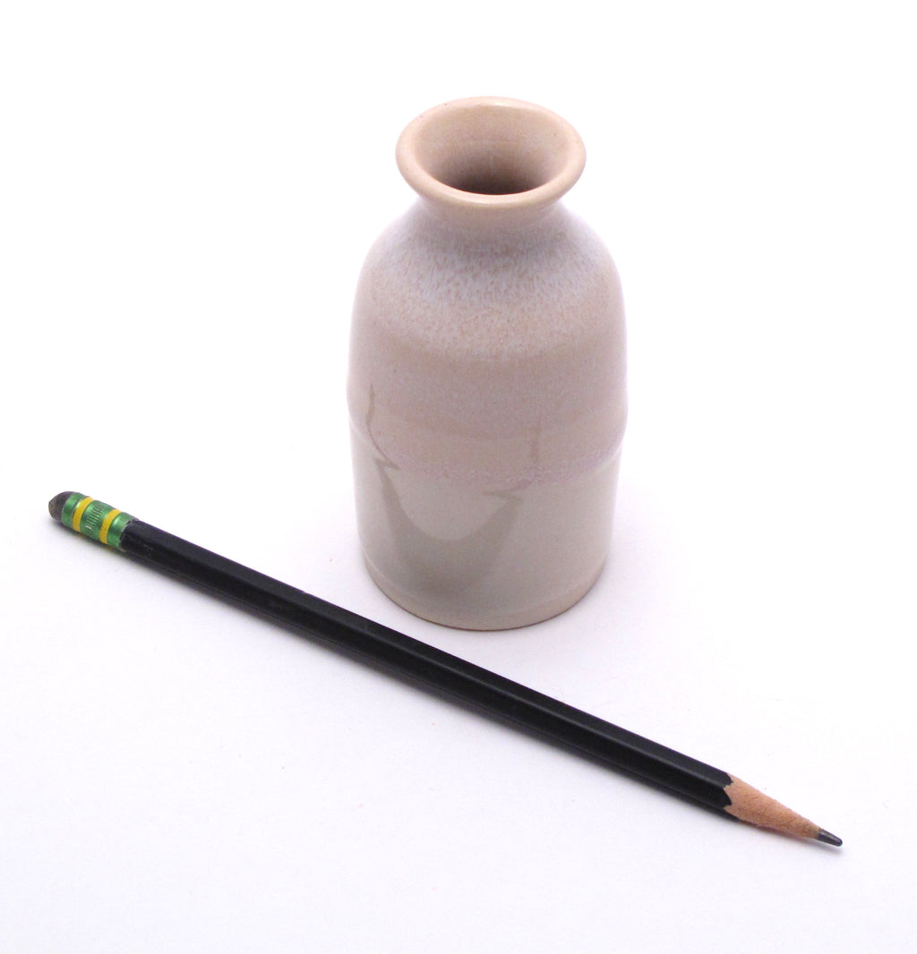 Pink and White Bud Vase