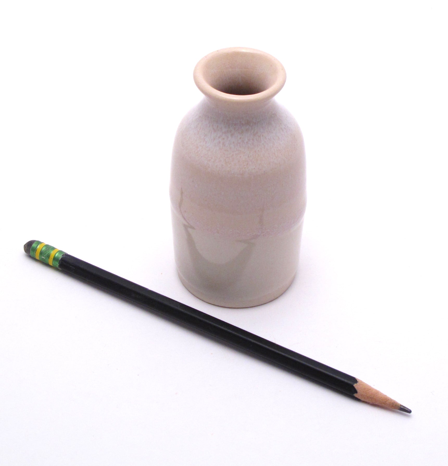 Pink and White Bud Vase