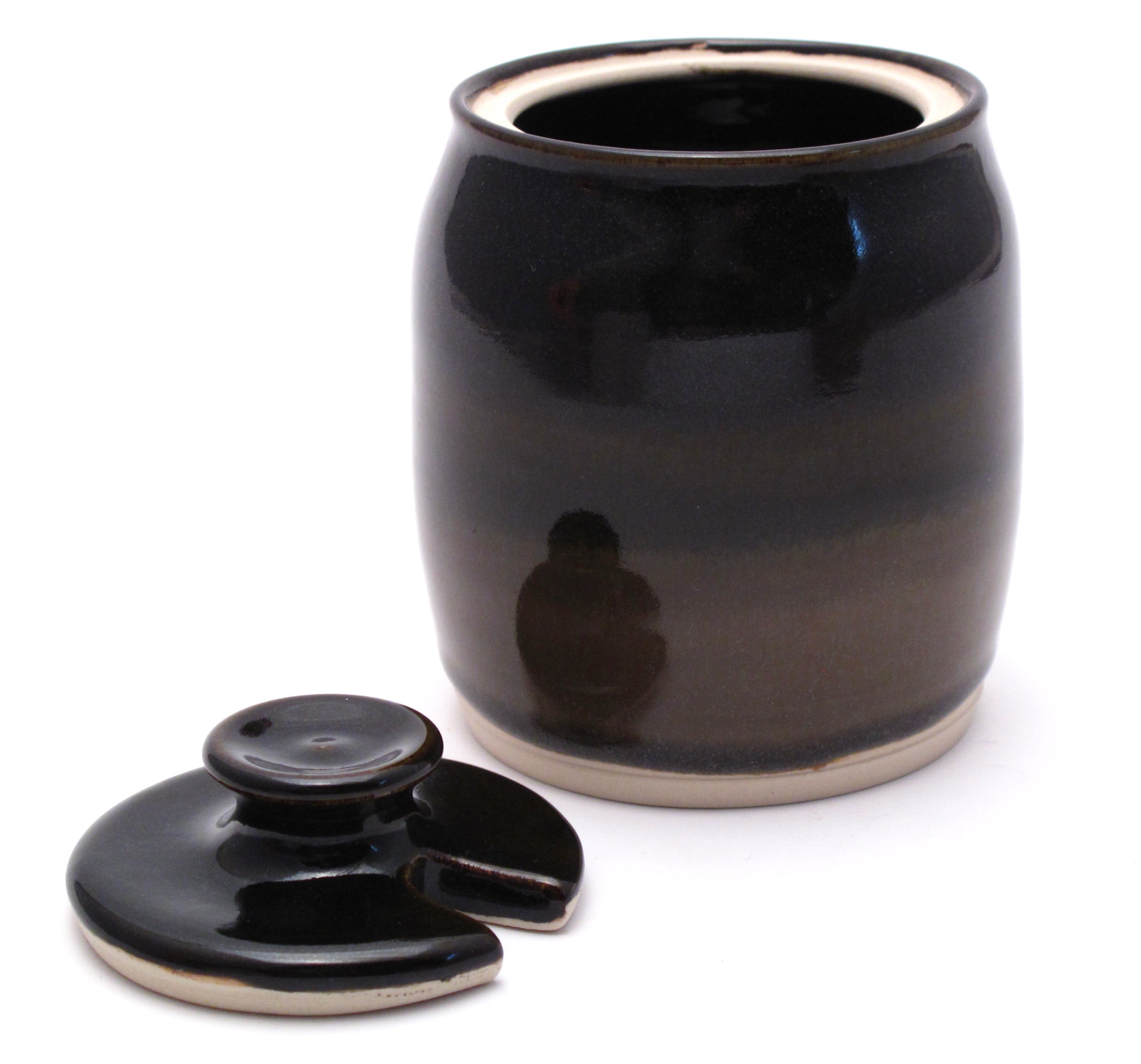 Black and Stone Sugar Bowl