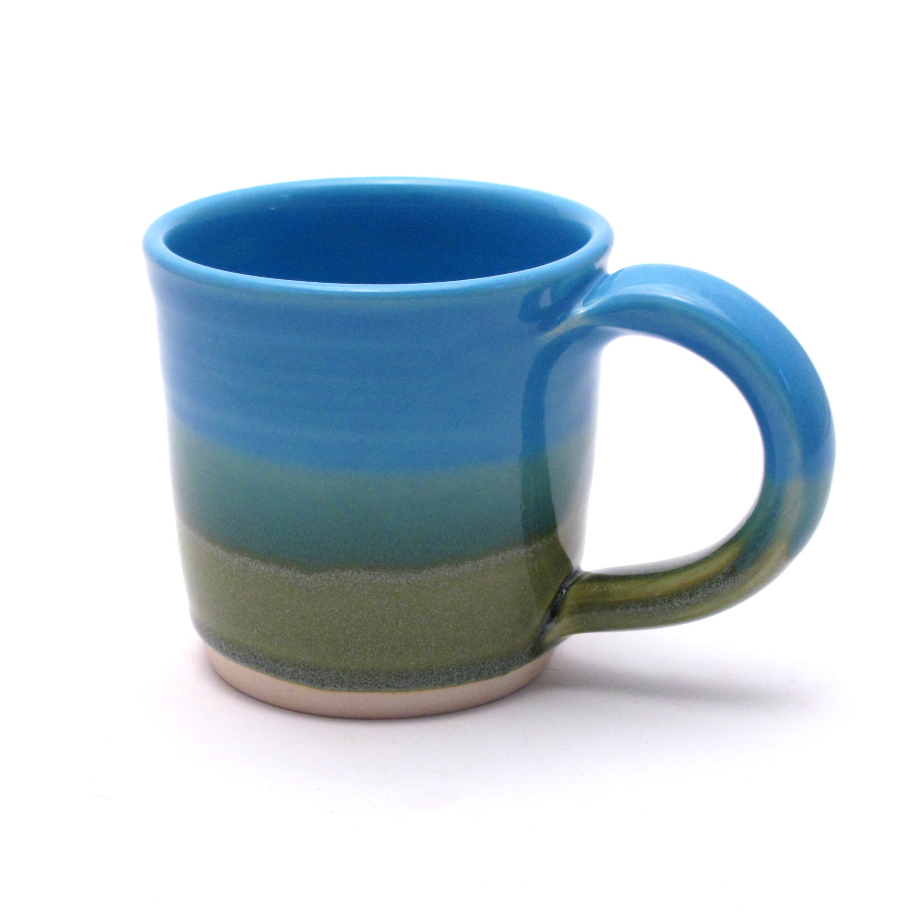 Aqua and Green Mug