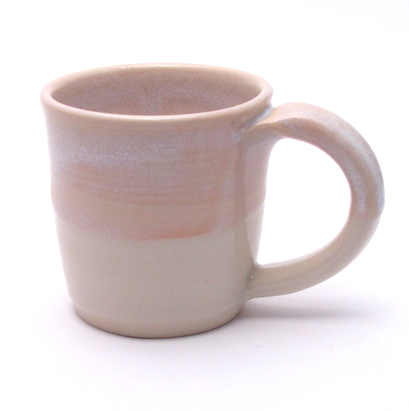 Pink and White Mug