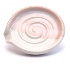 Pink and White Spoon Rest