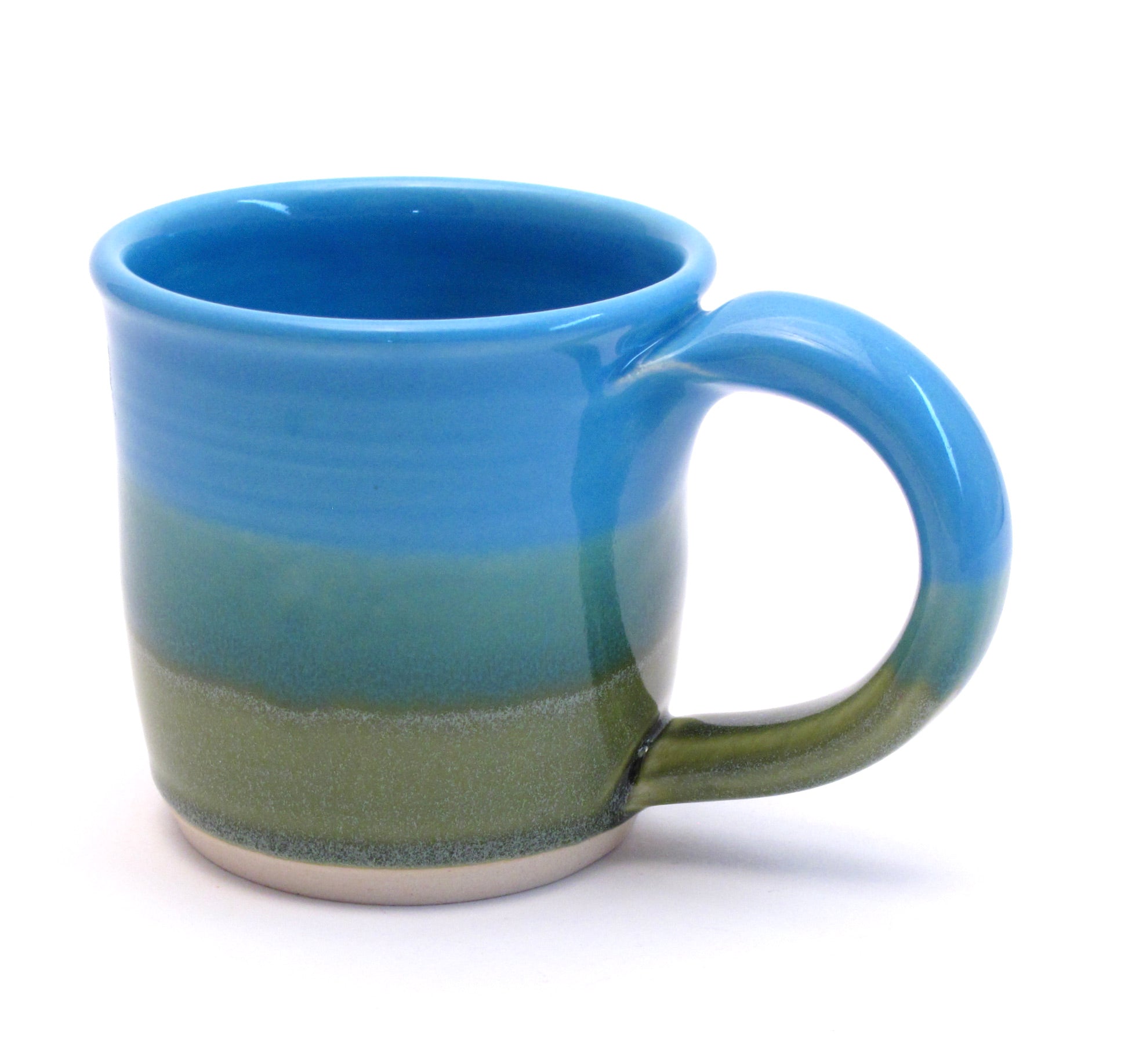 Aqua and Green Mug