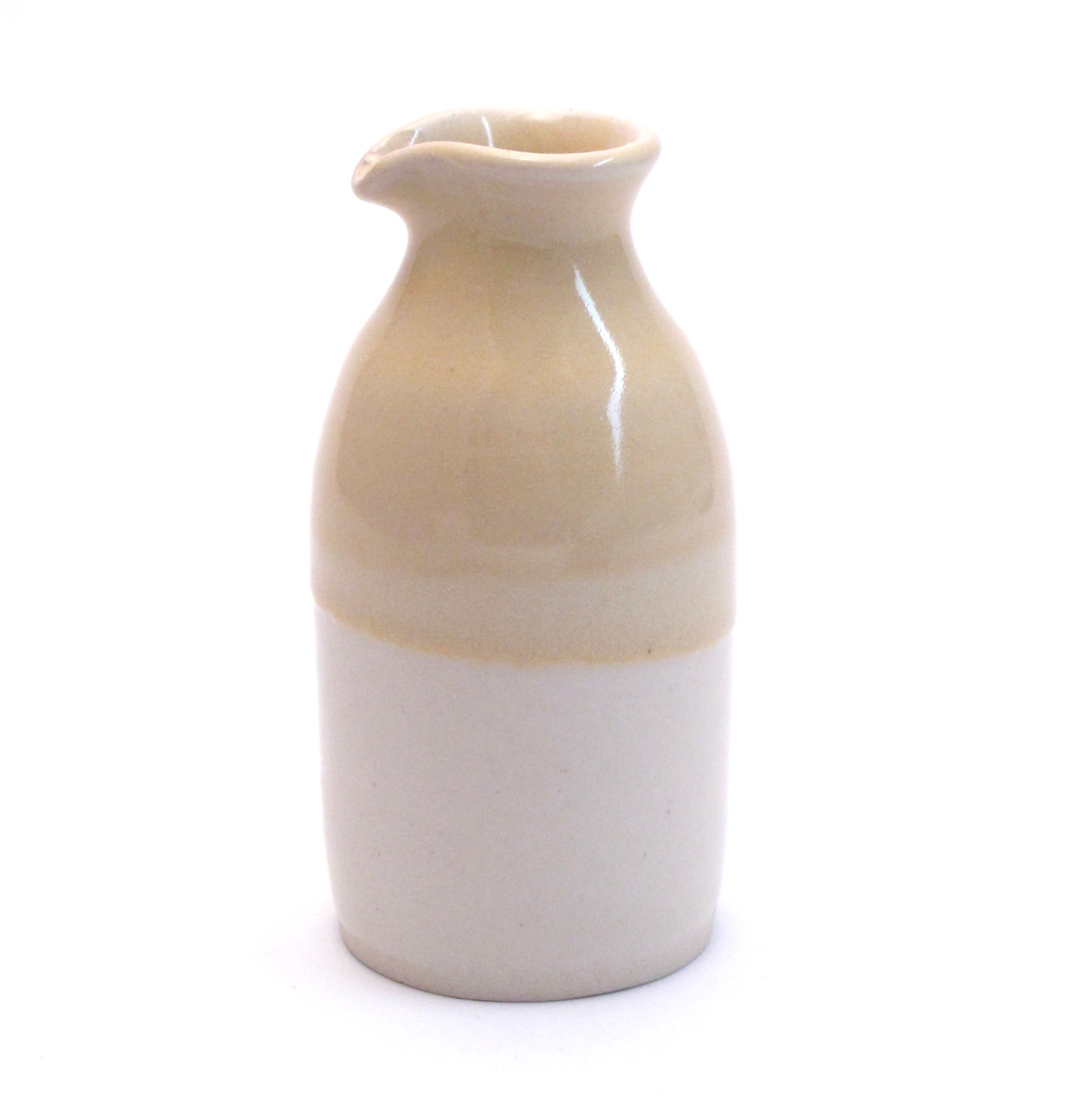 Yellow and White Creamer