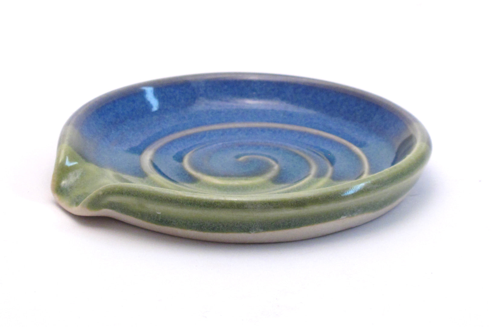 Blue and Green Spoon Rest