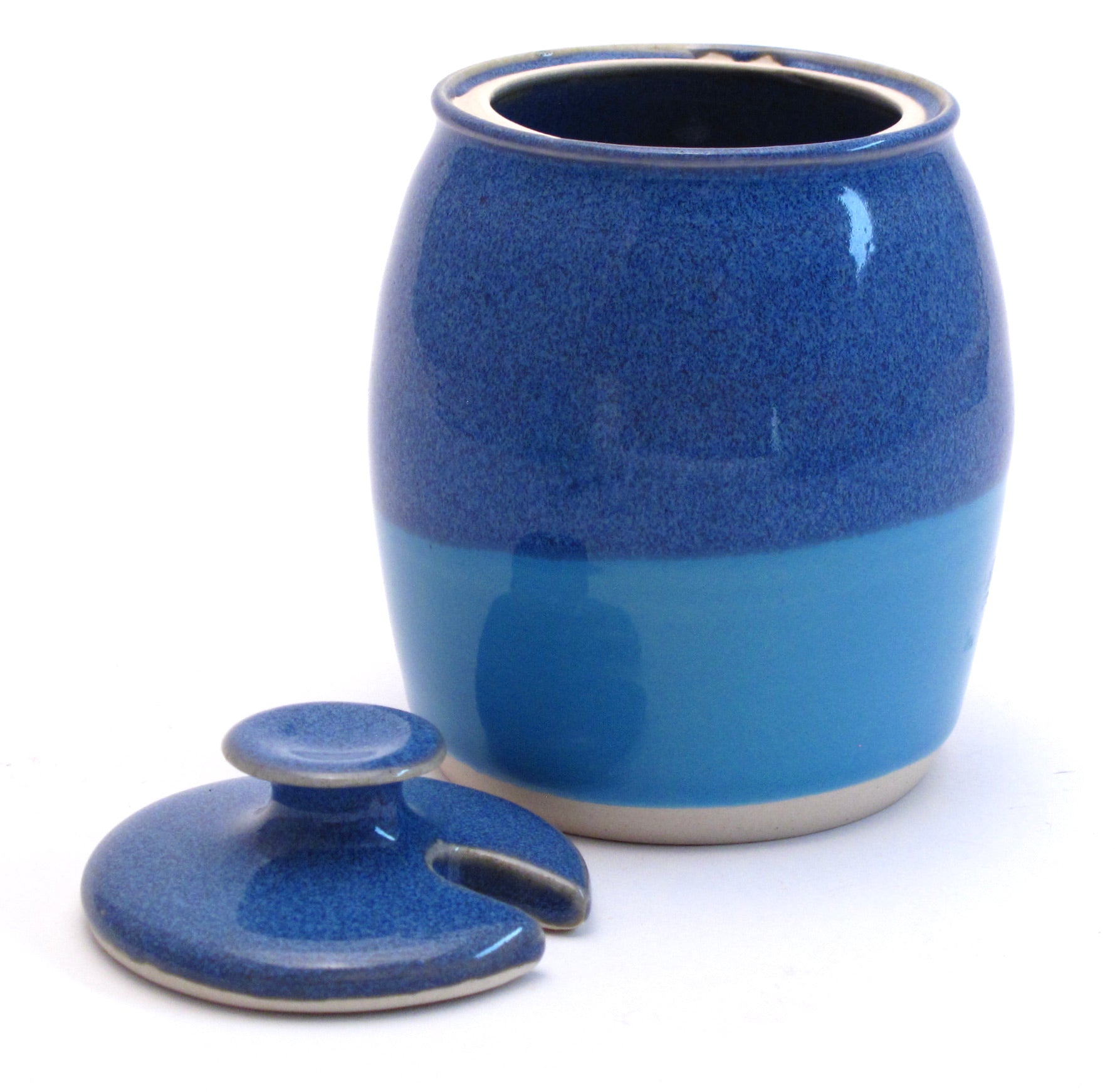 Blue and Aqua Sugar Bowl
