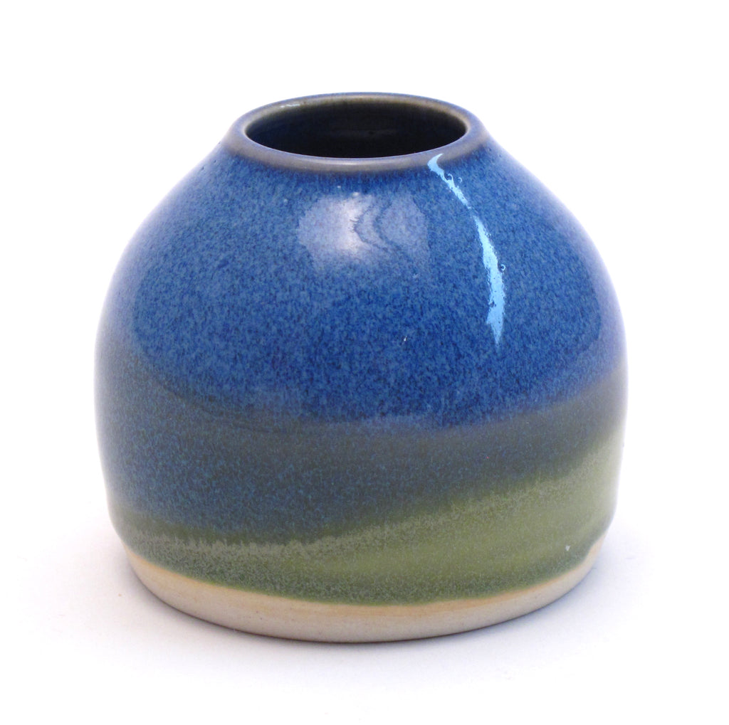 Blue and Green Ikebana Vase
