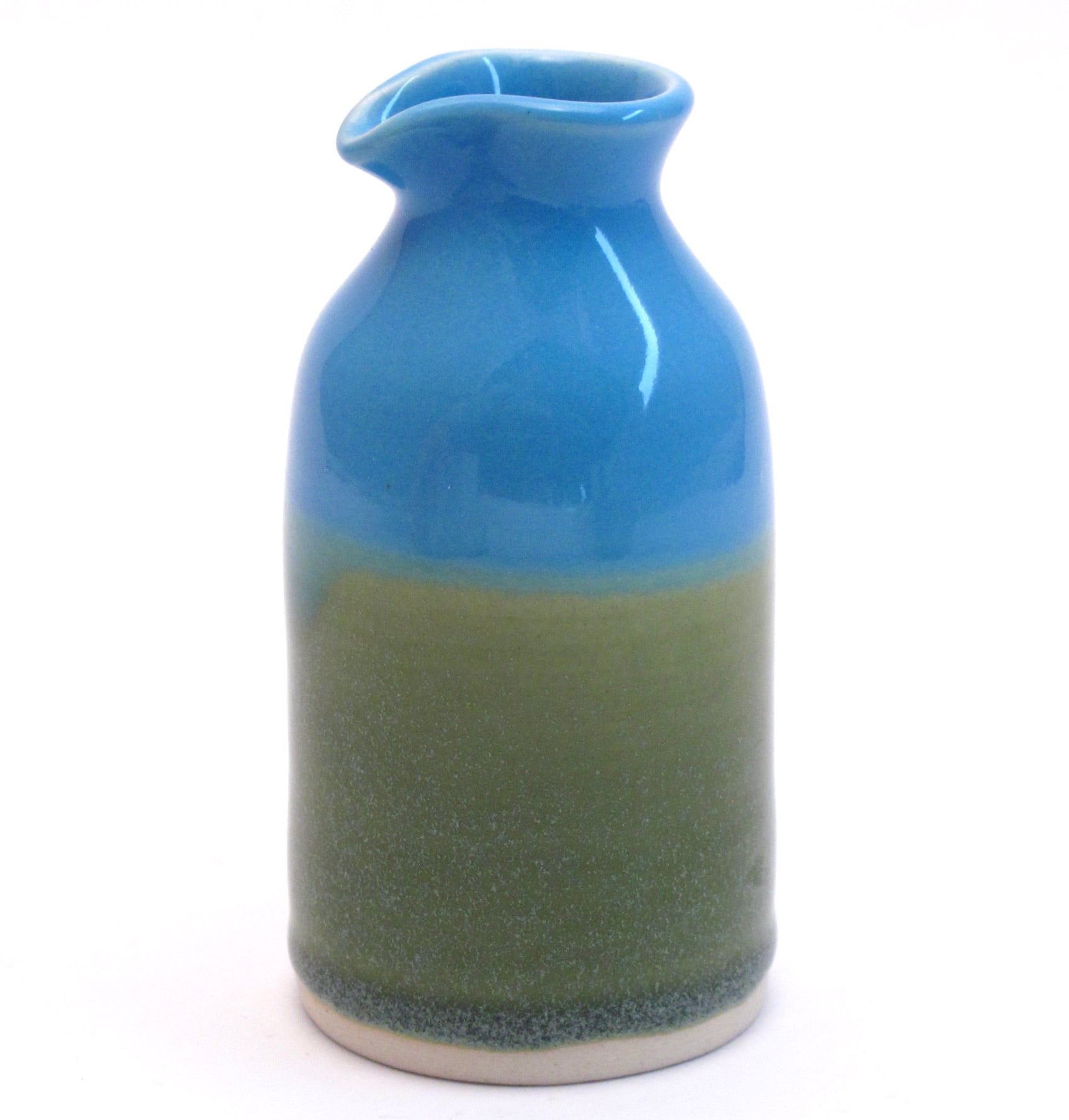 Aqua and Green Creamer