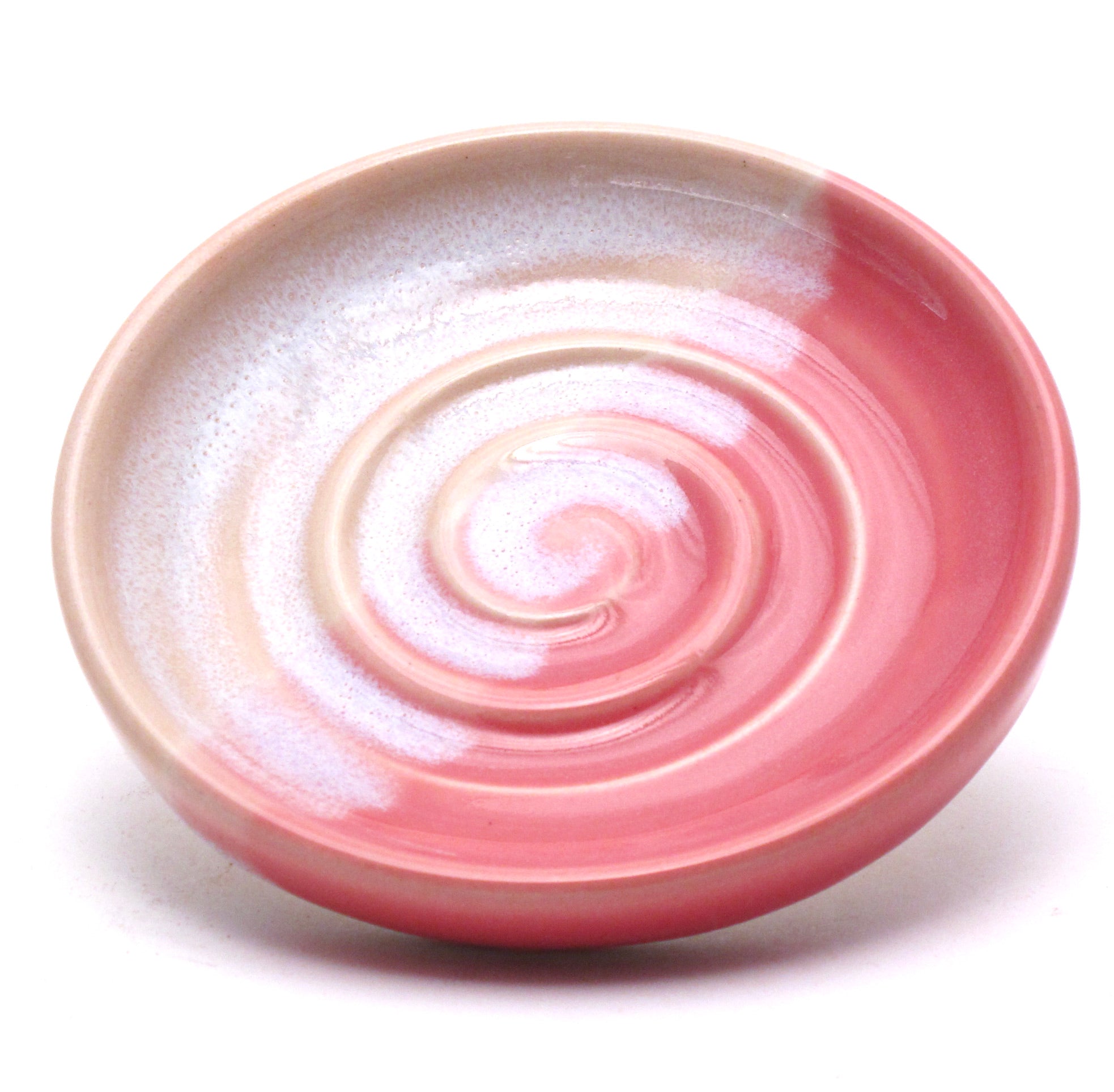 Pink and Rose Candle Stand / Soap Dish