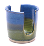Blue and Green Sponge Holder
