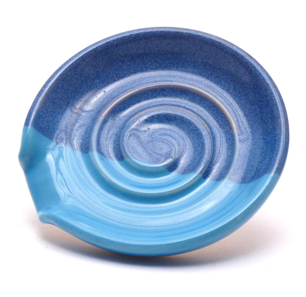 Blue and Aqua Spoon Rest