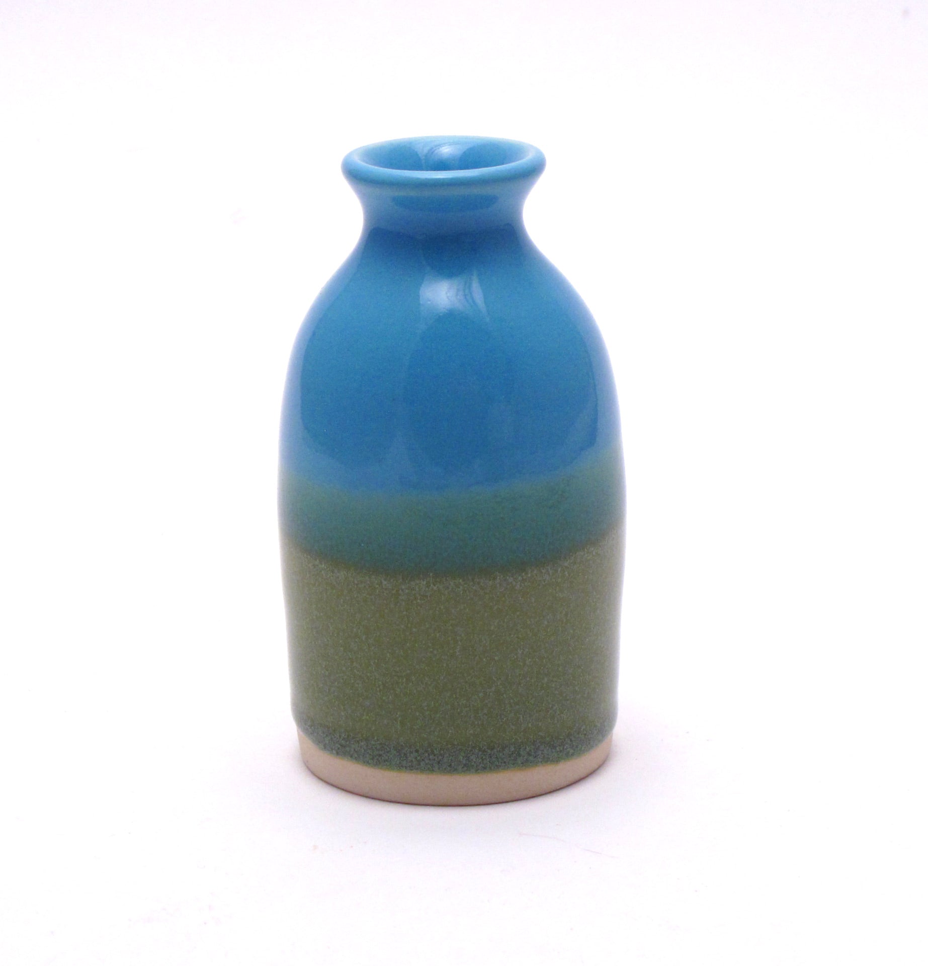 Blue and Green Bud Vase