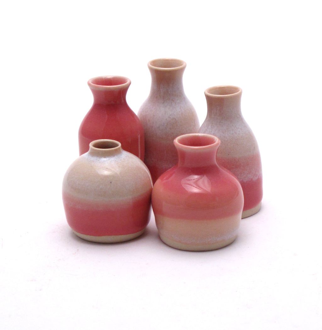 Pretty in Pink Mini Vase Collection