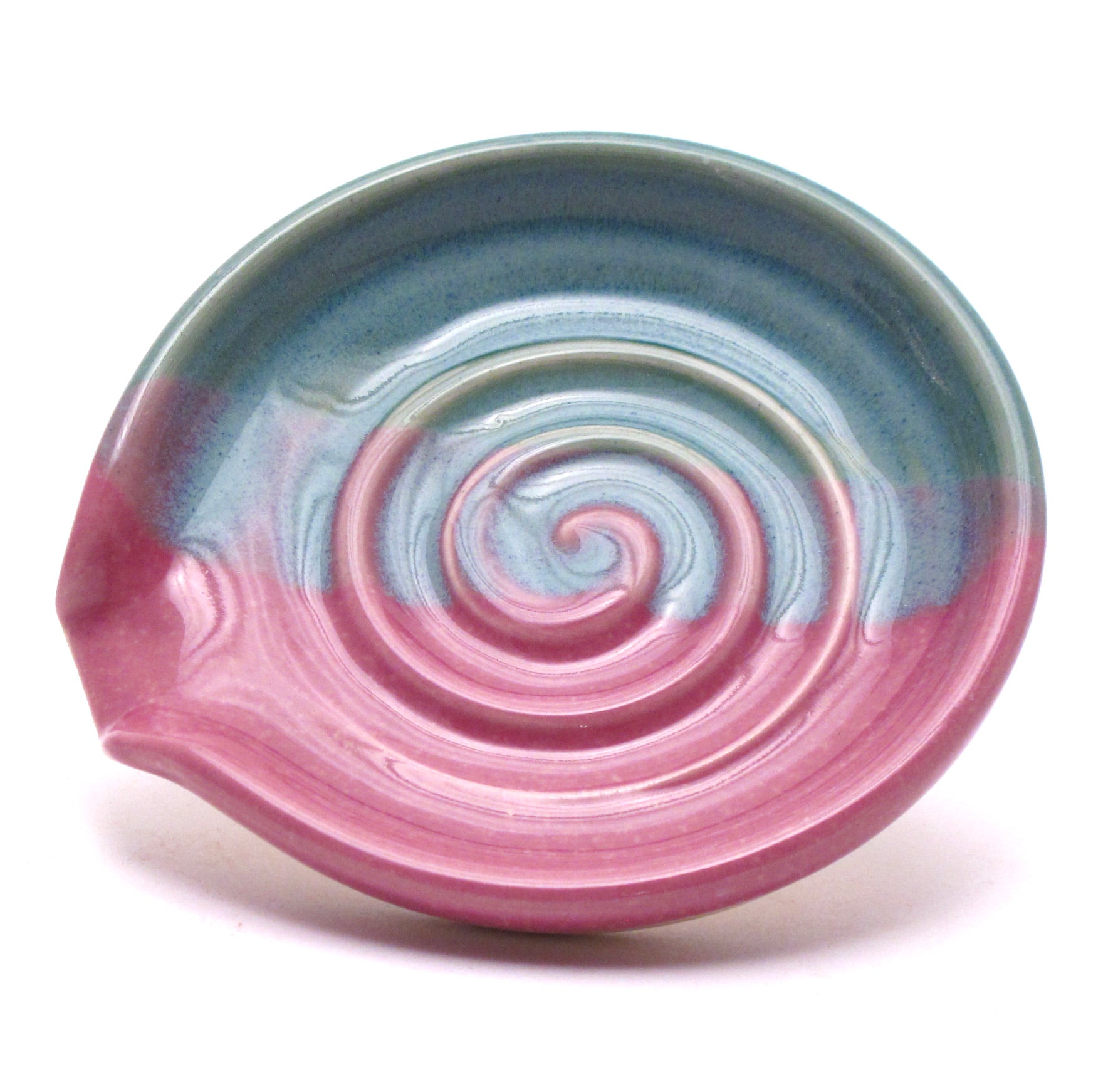 Teal and Lilac Spoon Rest