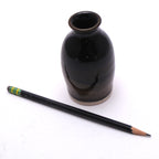 Black and Stone Bud Vase