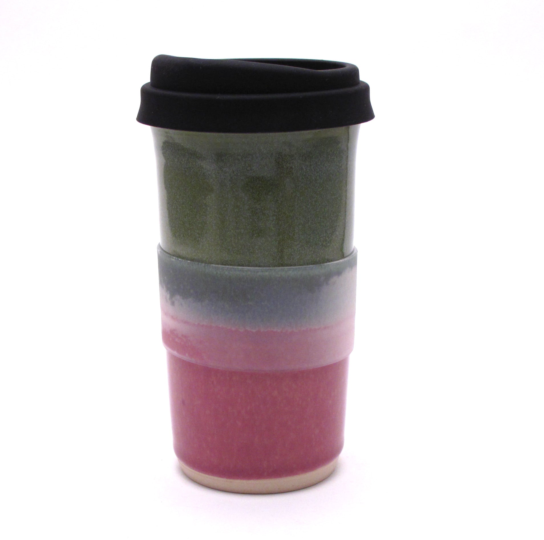 Green and Lilac Travel Mug
