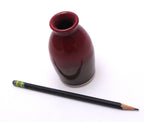 Raspberry and Stone Bud Vase