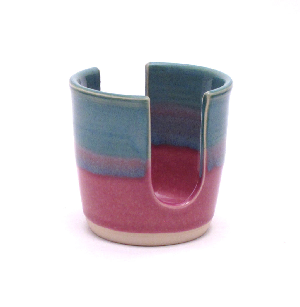 Teal and Lilac Sponge Holder