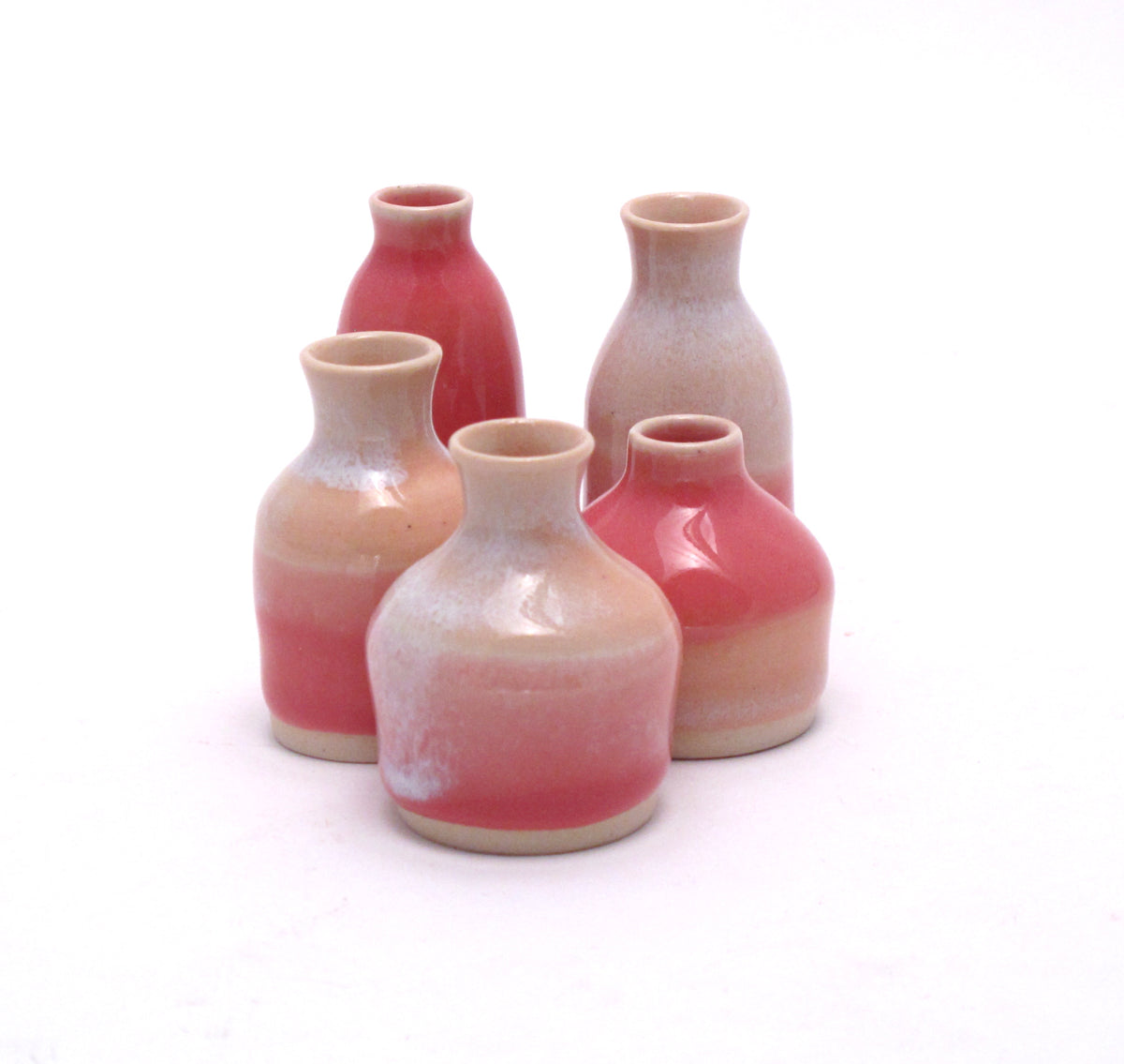 Shades of Pink Mini Vase Collection