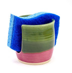 Green and Lilac Sponge Holder