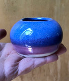 Little Blue and Aqua Ikebana Vase