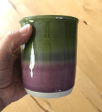 Pair of Yellow and White Cups