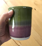 Pair of Yellow and White Cups