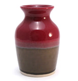 Raspberry and Stone Vase