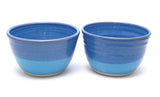 Pair of Blue and Aqua Ramen Bowls