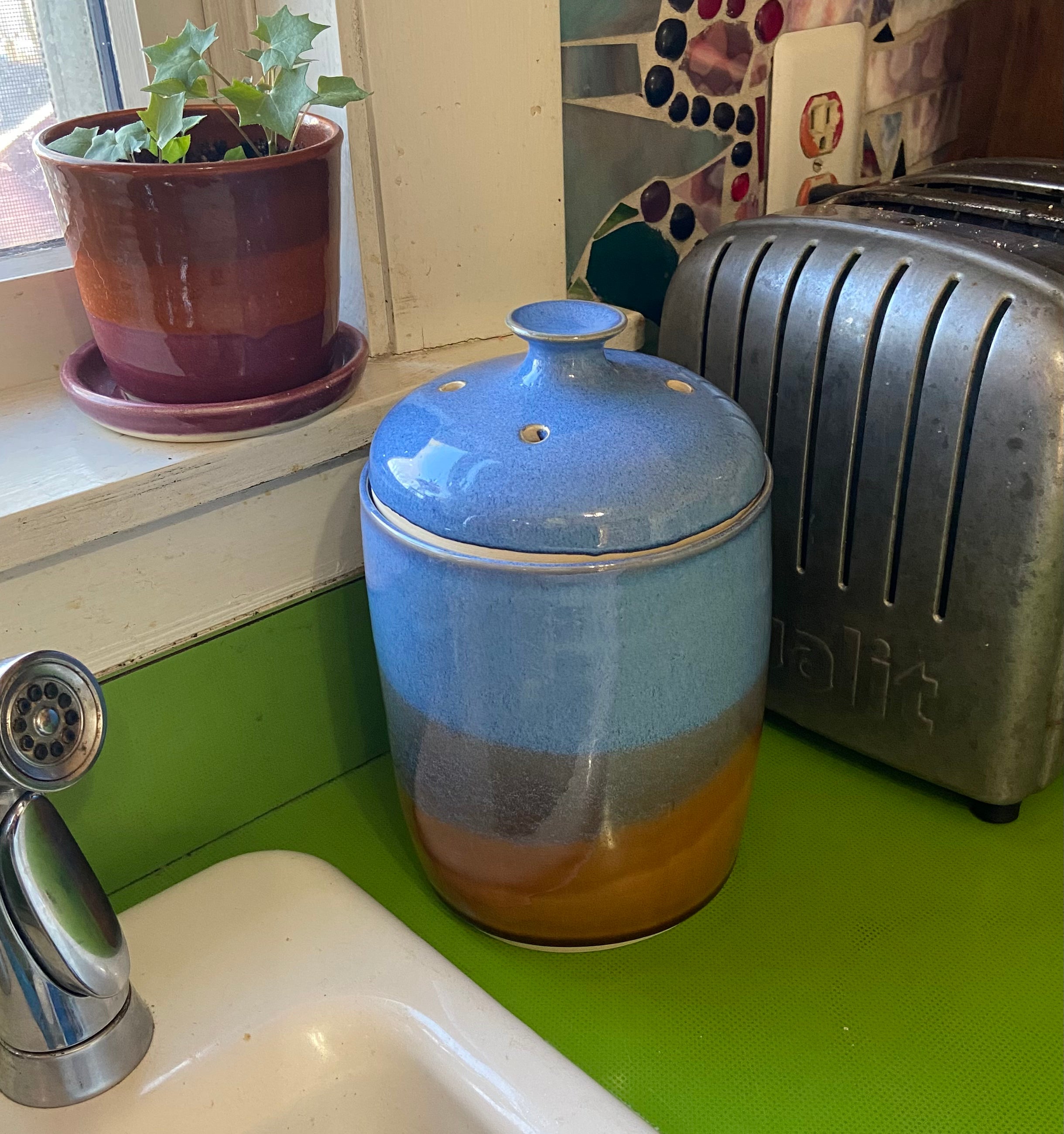 Orange and Raspberry Compost Keeper
